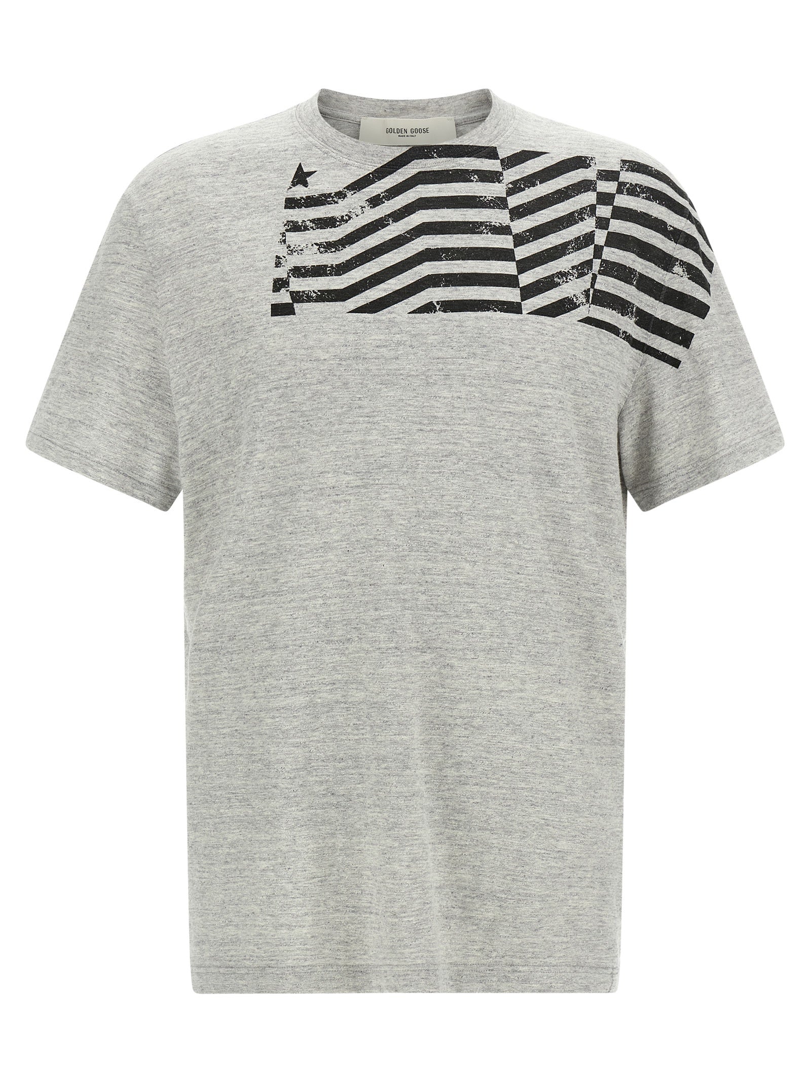 Golden Goose Graues Baumwoll-T-Shirt