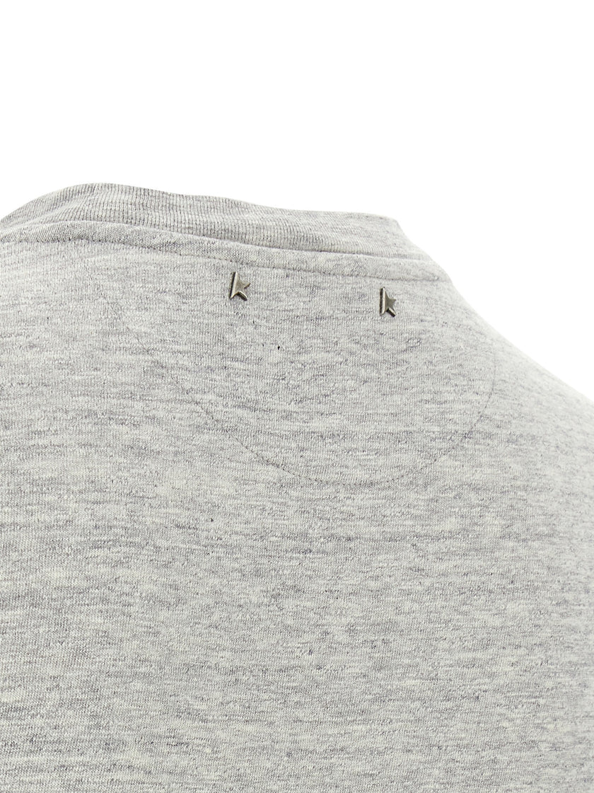 Golden Goose Graues Baumwoll-T-Shirt