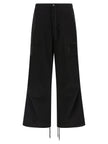 Entire Studios Schwarze Cargo-Hose aus Baumwolle