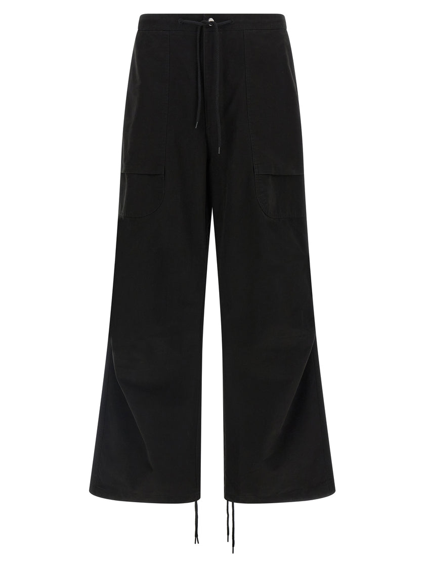 Entire Studios Schwarze Cargo-Hose aus Baumwolle