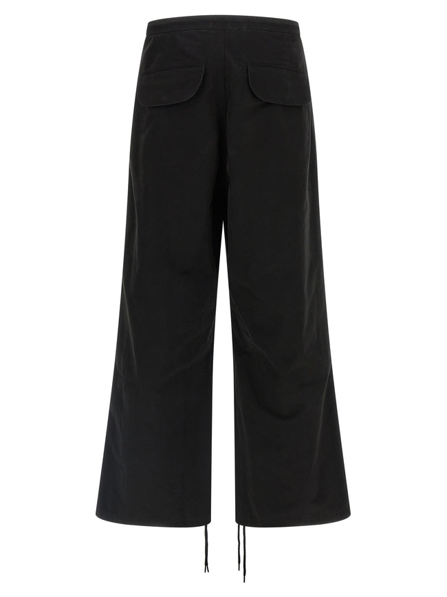 Entire Studios Schwarze Cargo-Hose aus Baumwolle