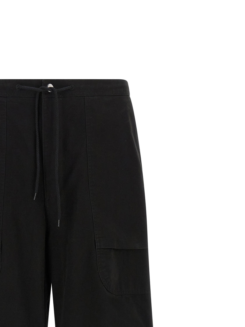 Entire Studios Schwarze Cargo-Hose aus Baumwolle