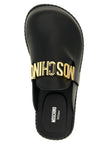 Moschino Schwarze Clogs aus Kalbsleder