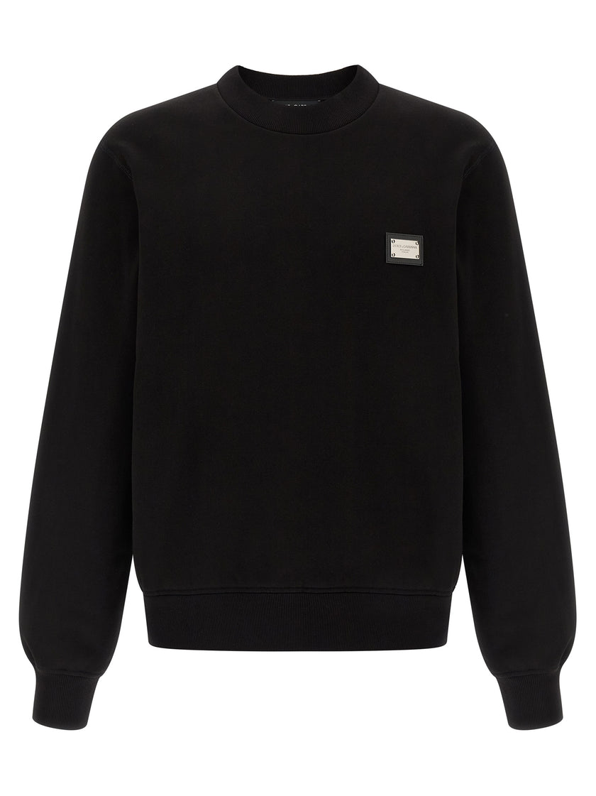 Dolce & Gabbana Schwarzer Baumwoll-Sweatshirt