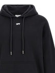 Off-White Schwarzer Baumwoll-Sweatshirt