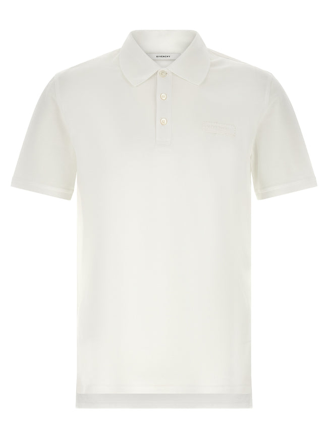 Givenchy Weißes Poloshirt aus Baumwolle