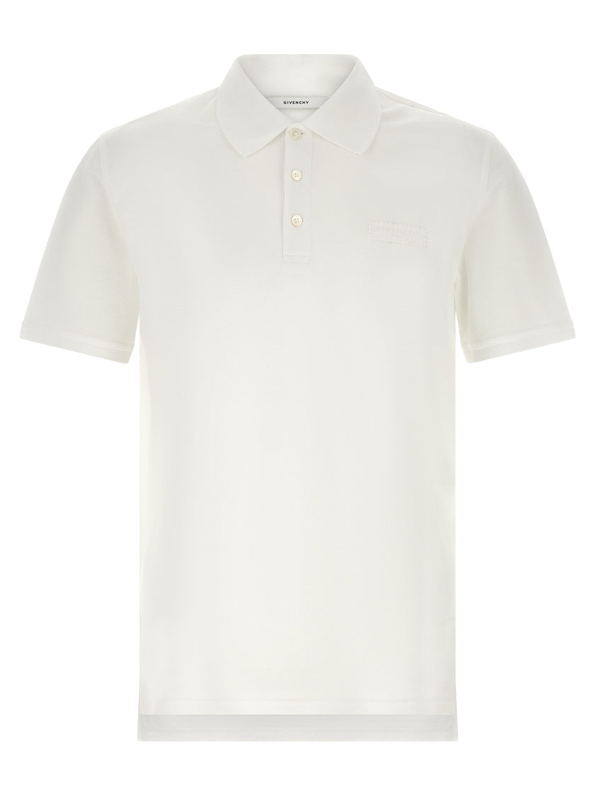 Givenchy Weißes Poloshirt aus Baumwolle