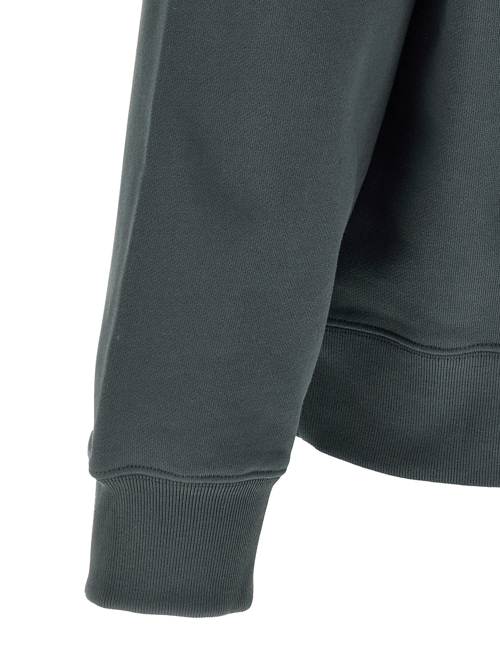 Maison Kitsuné Blauer Bio-Baumwoll-Sweatshirt