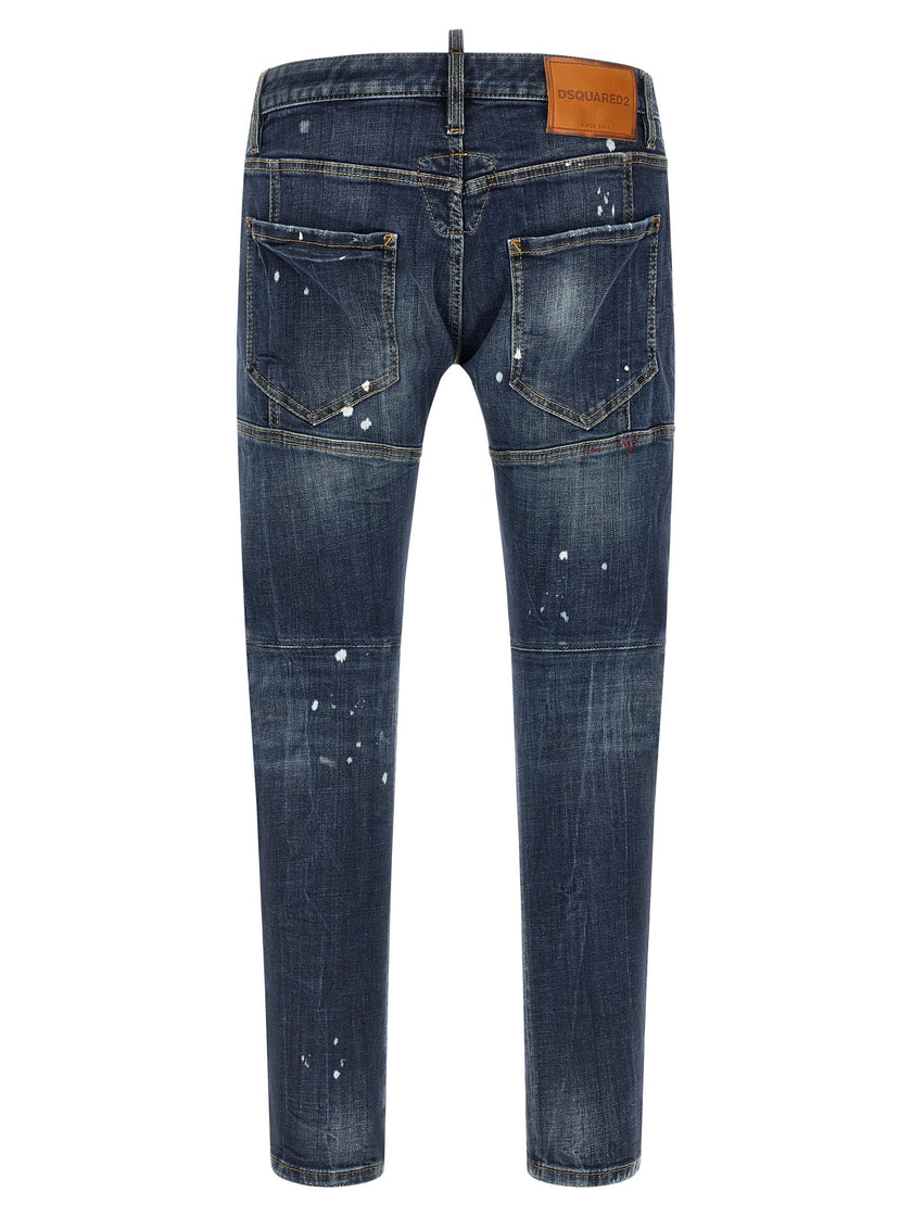 Dsquared² Blaue Baumwolljeans Denim