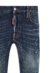 Dsquared² Blaue Baumwolljeans Denim