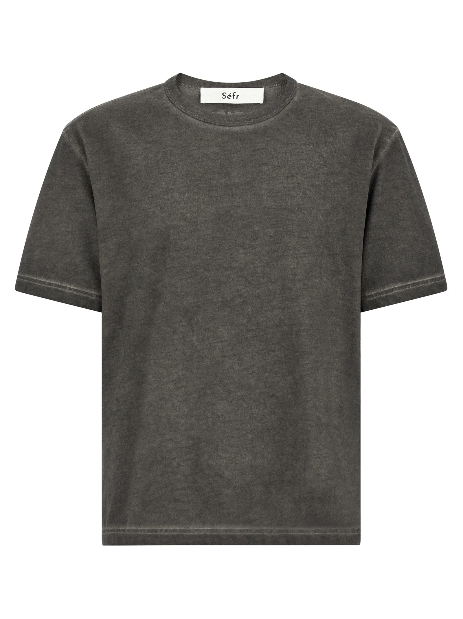 SÉFR Graues Baumwoll-T-Shirt