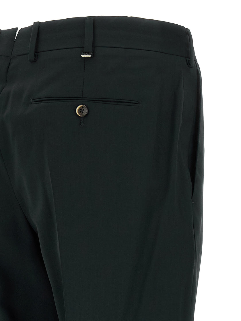 PT Torino Schwarze Hose aus Schurwolle