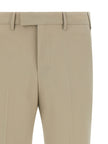 PT Torino Beige Virgin Wool Anzughose