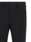 PT Torino Schwarze Hose aus reiner Schurwolle