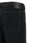 Entire Studios Schwarze Baumwoll-Jeans mit geradem Bein
