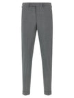 PT Torino Graue Hose aus reiner Schurwolle
