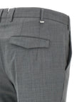 PT Torino Graue Hose aus reiner Schurwolle