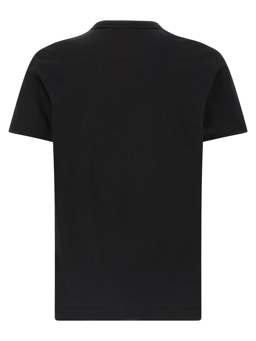 Dolce & Gabbana Schwarzes Baumwoll-T-Shirt