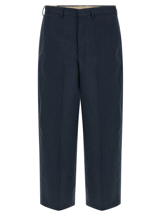 PT Torino Blue trousers in pure virgin wool