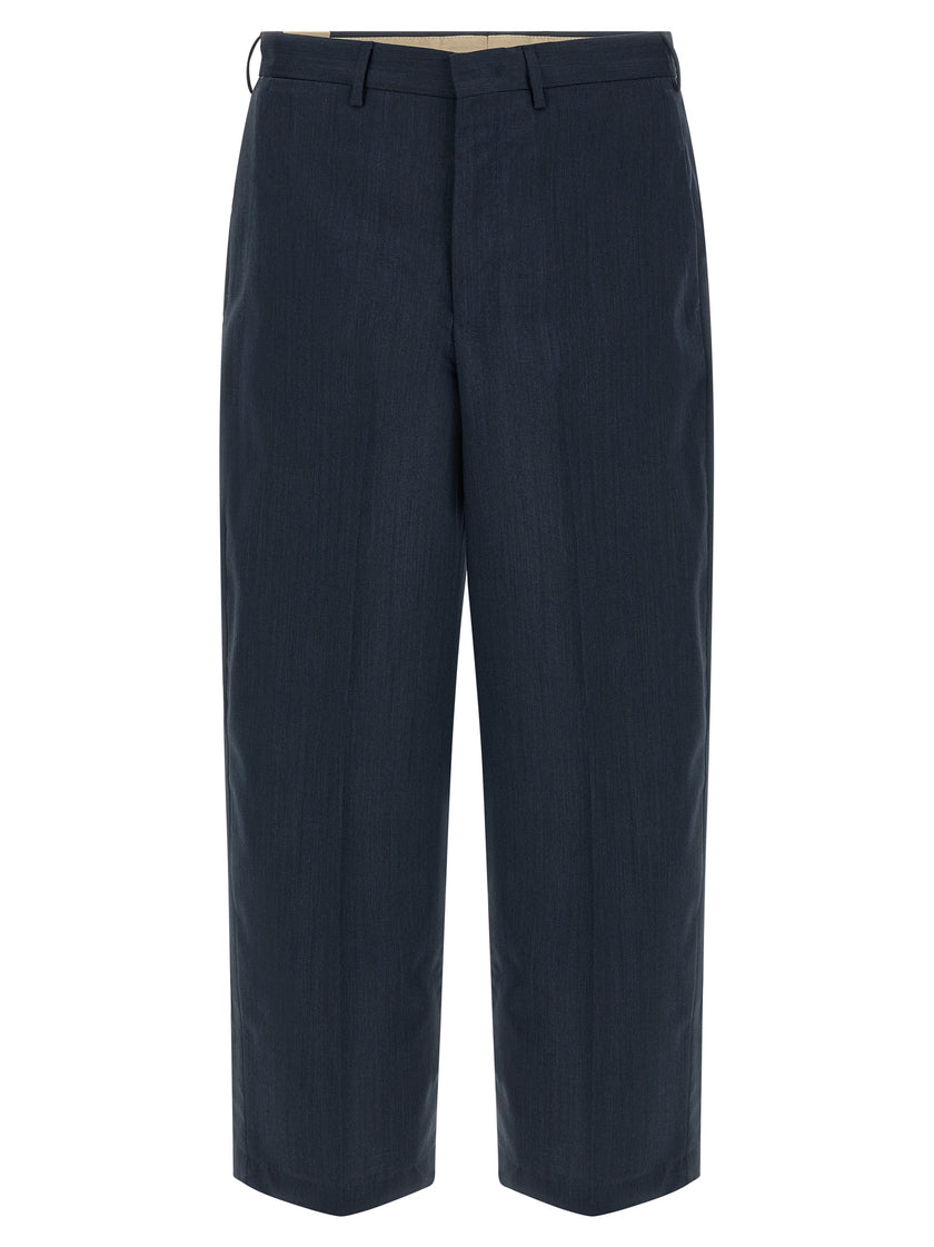 PT Torino Blaue Hose aus reiner Schurwolle