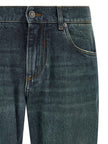 Dolce & Gabbana Blaue Jeans aus Baumwolle im geraden Schnitt