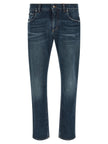 Dolce & Gabbana Blaue Baumwolljeans Denim