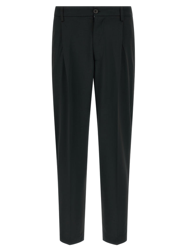 Department 5 Schwarze Freizeithose aus Polyester