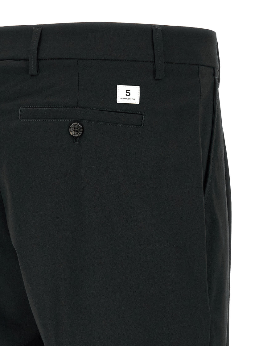 Department 5 Schwarze Freizeithose aus Polyester