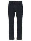 Hugo Boss Blaue Jeans mit geradem Bein aus Polyester