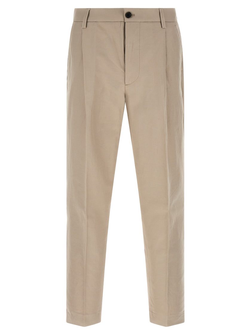Department 5 Beige Cotton Casual Pants