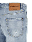 Dsquared² Blaue Jeans aus Baumwolle im geraden Schnitt