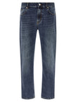 Department 5 Blaue Jeans aus Baumwolle im geraden Schnitt