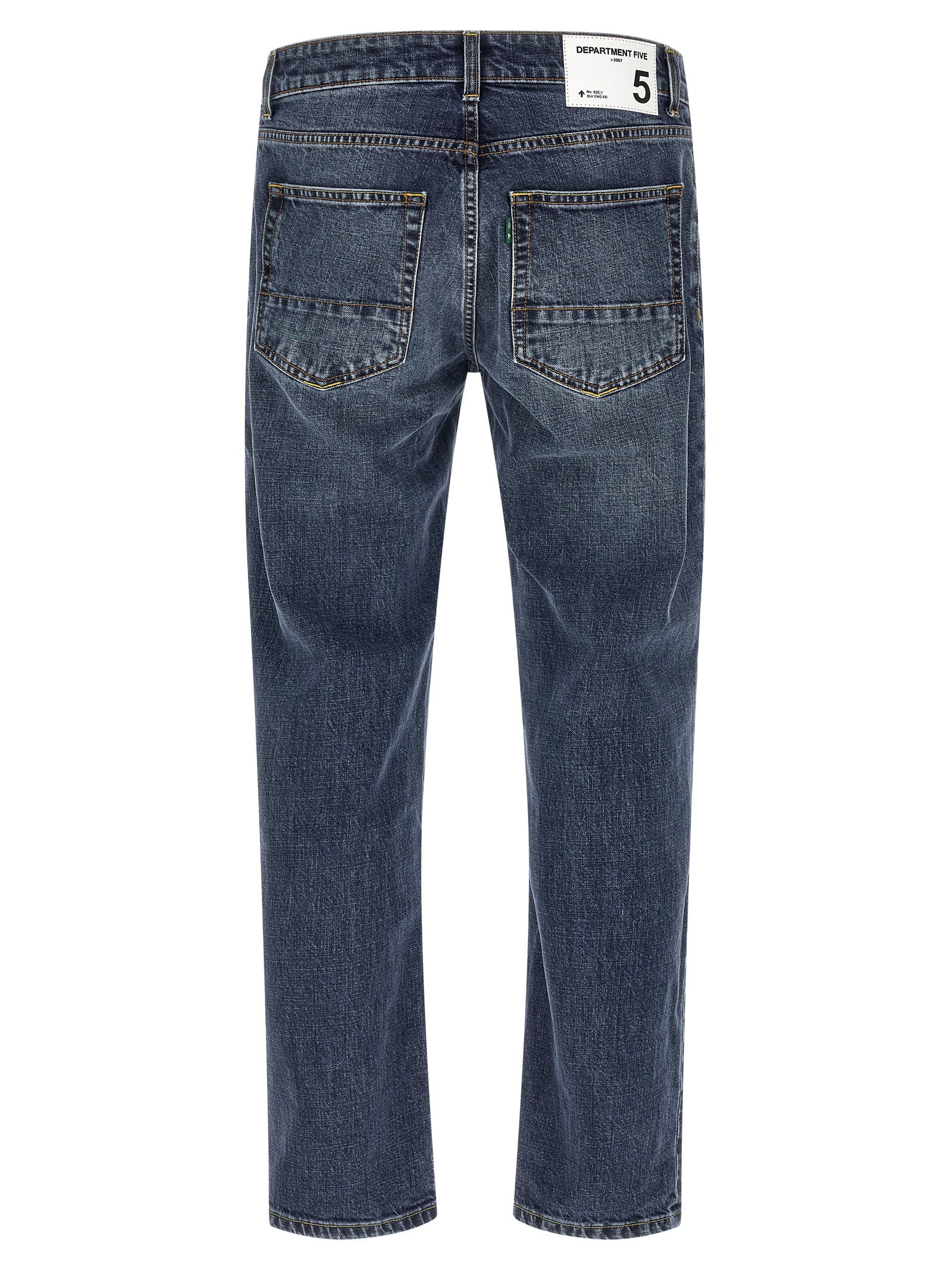 Department 5 Blaue Jeans aus Baumwolle im geraden Schnitt