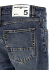 Department 5 Blaue Jeans aus Baumwolle im geraden Schnitt