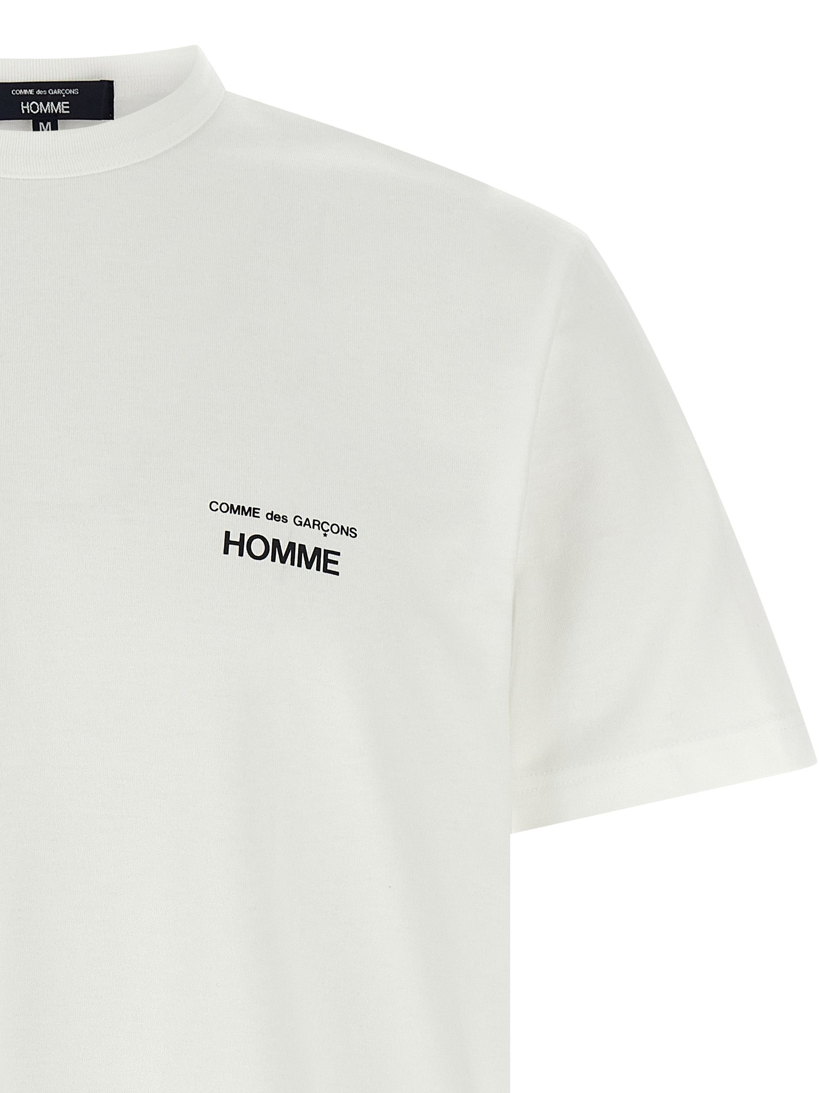Comme Des Garçons Weißes Baumwoll-T-Shirt
