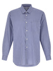 Comme Des Garçons Blaue Baumwollbluse