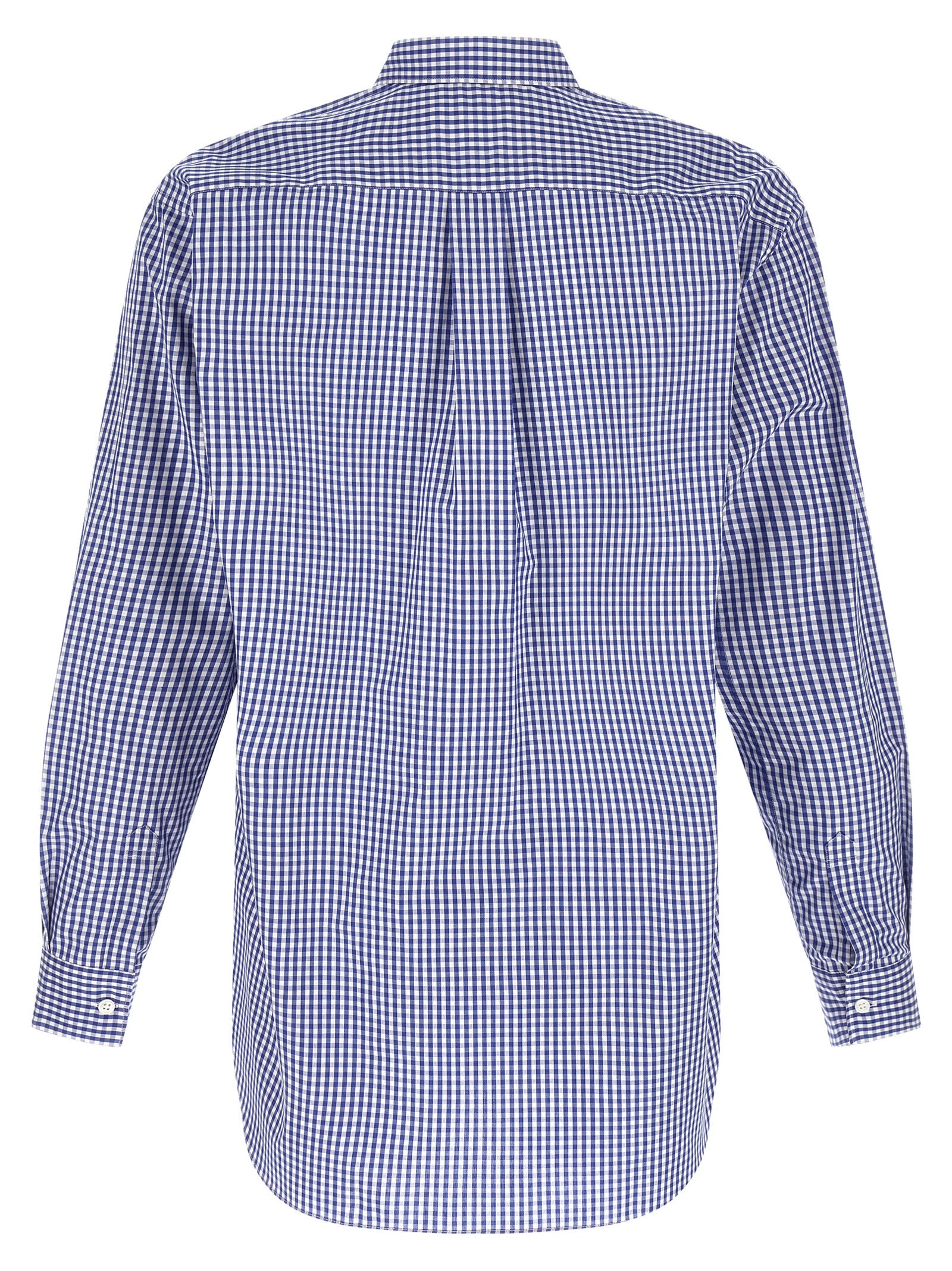 Comme Des Garçons Blaue Baumwollbluse