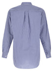 Comme Des Garçons Blaue Baumwollbluse