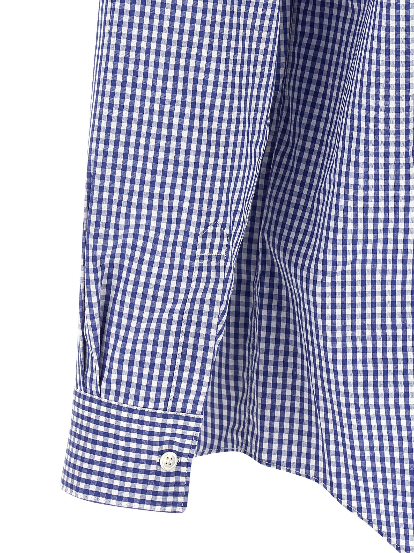 Comme Des Garçons Blaue Baumwollbluse