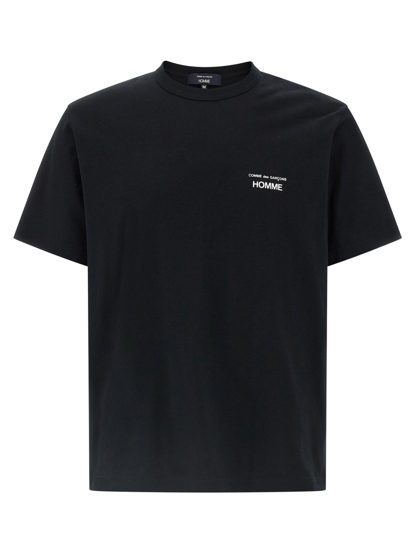 Comme Des Garçons Schwarzes Baumwoll-T-Shirt