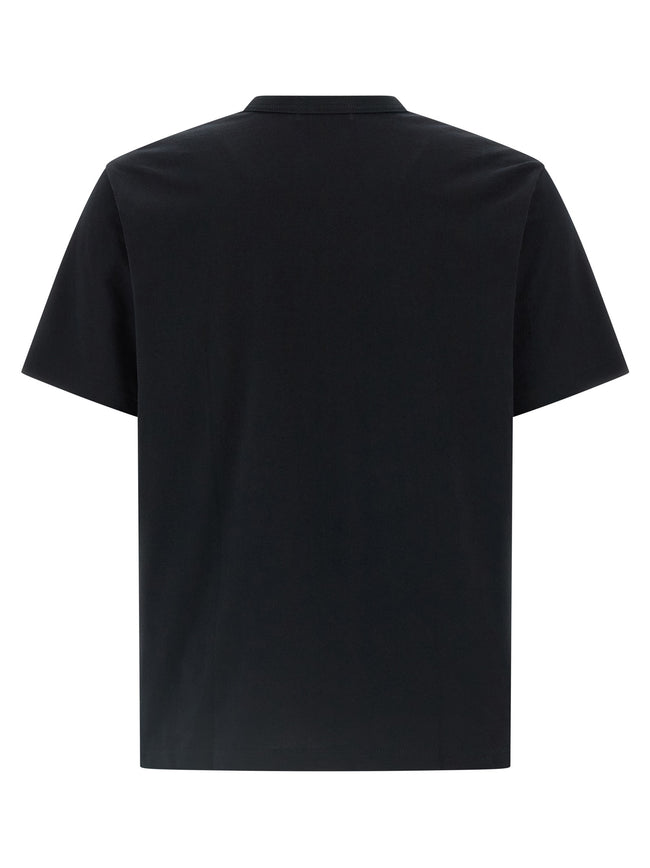 Comme Des Garçons Schwarzes Baumwoll-T-Shirt