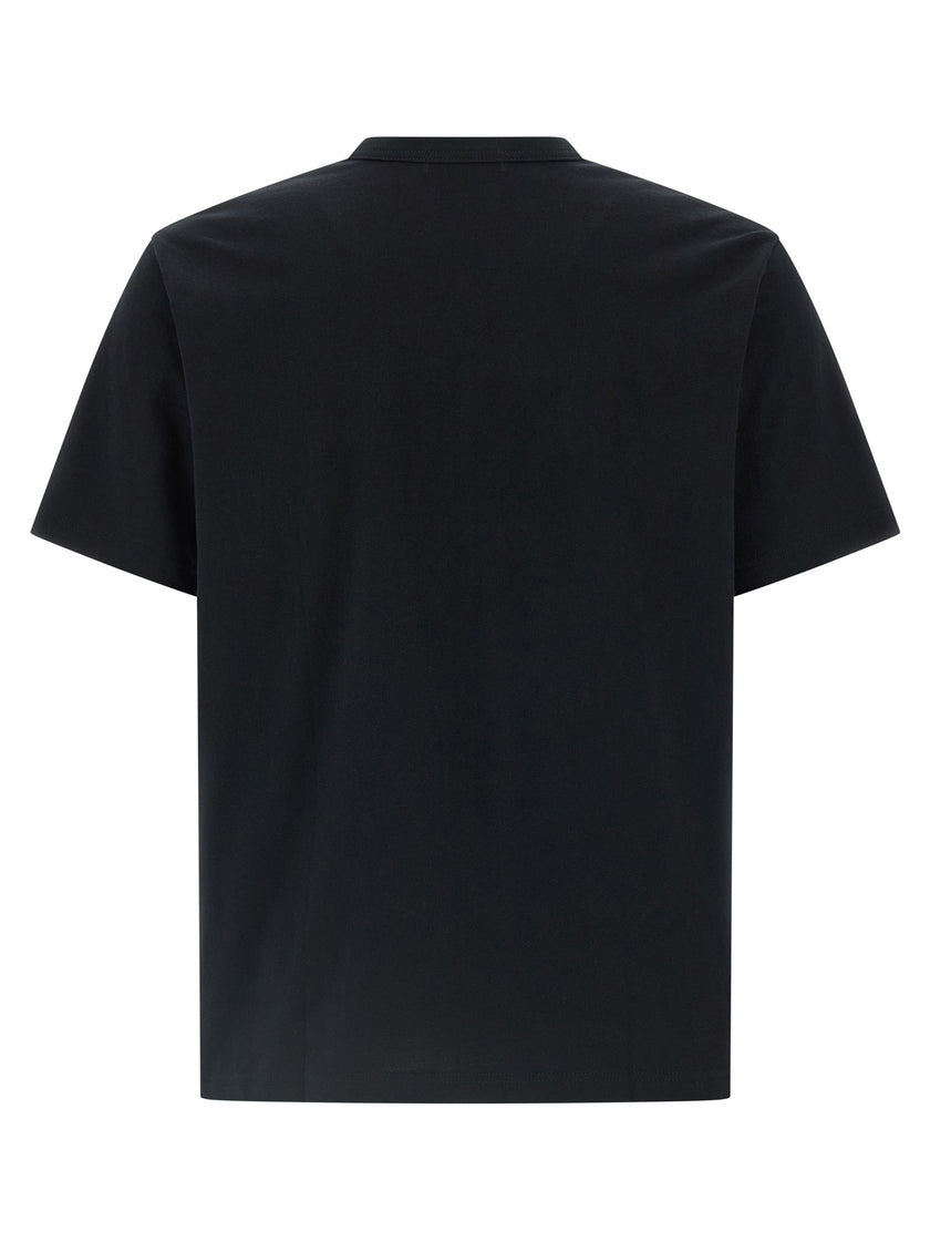 Comme Des Garçons Schwarzes Baumwoll-T-Shirt