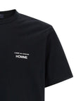 Comme Des Garçons Schwarzes Baumwoll-T-Shirt