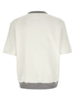 Brunello Cucinelli Weißes Baumwoll-Sweatshirt