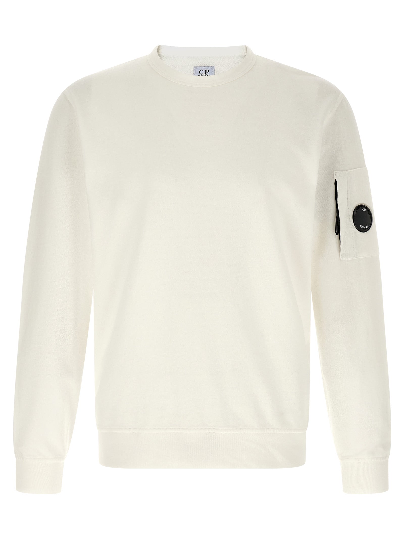 C.P. Company Weißes Baumwoll-Sweatshirt