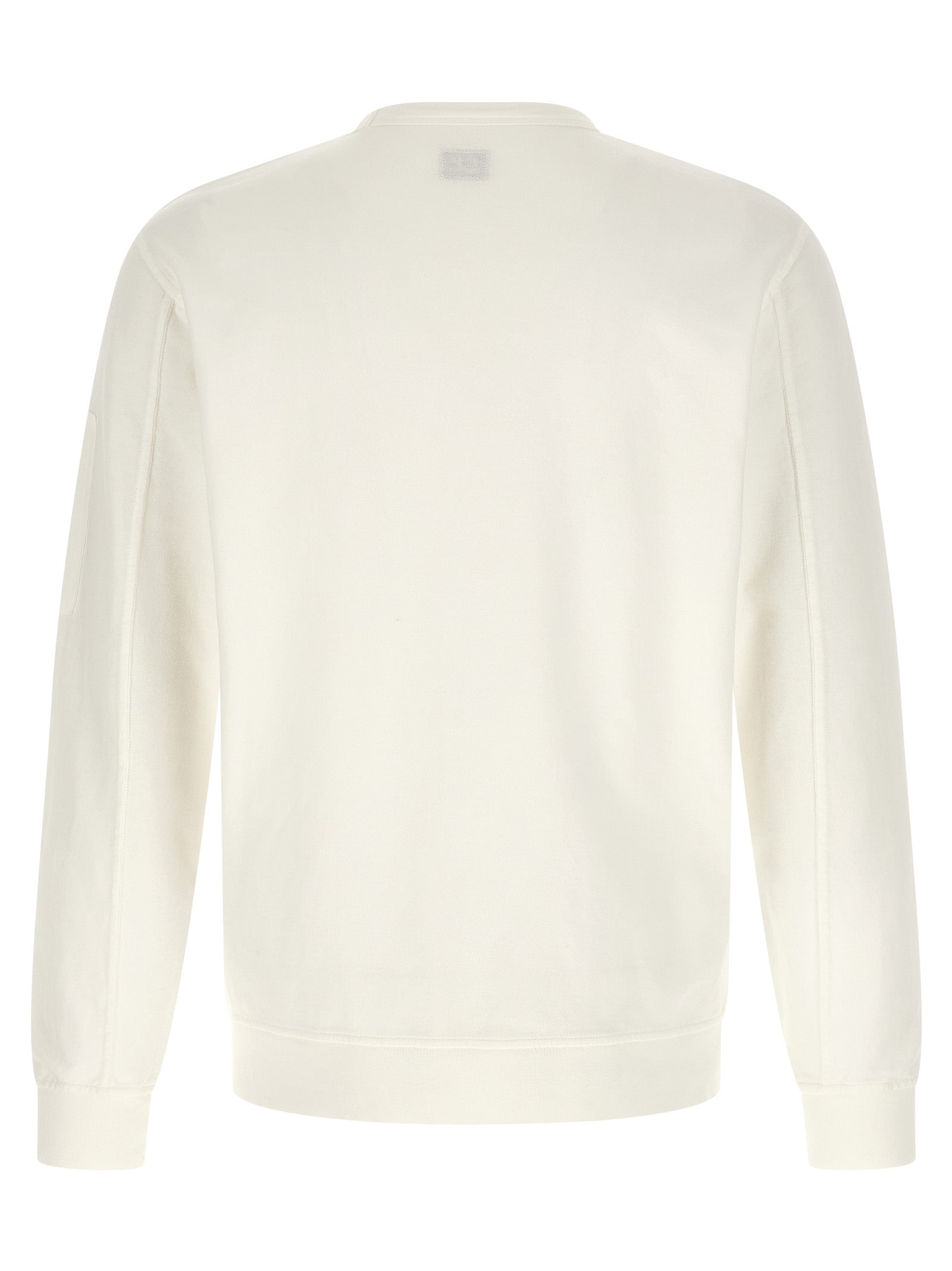 C.P. Company Weißes Baumwoll-Sweatshirt