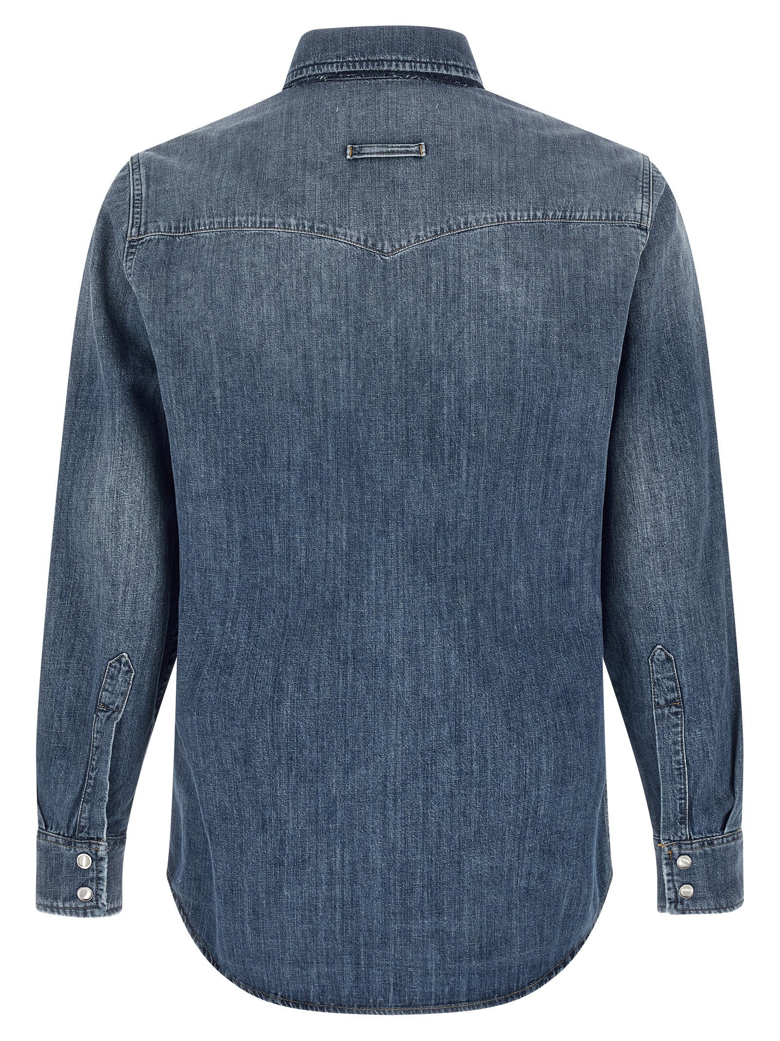 Department 5 Blaue Baumwollbluse
