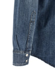 Department 5 Blaue Baumwollbluse
