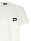 Dolce & Gabbana Weißes Baumwoll-T-Shirt