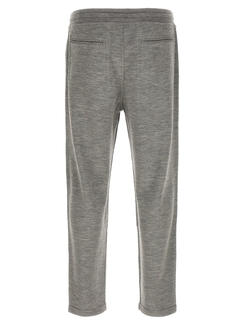 Brunello Cucinelli Graue Kaschmir-Jogginghose (Trainingshose)